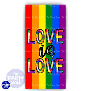 Pride - Funda para mampara de punta redonda o rectangular Mampara de punta redonda