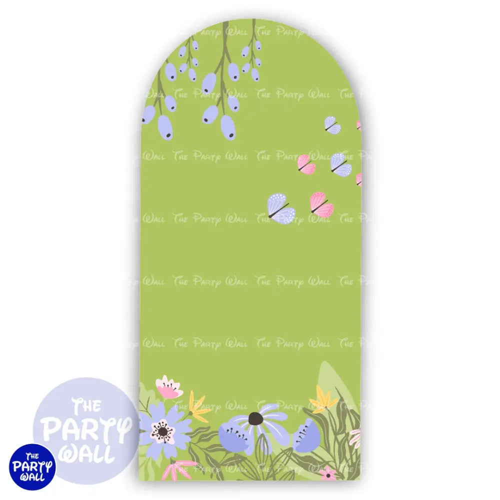 Primavera - Funda para mampara de punta redonda o rectangular Mampara de punta redonda