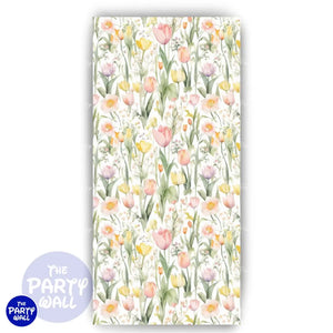 Primavera - Funda para mampara de punta redonda o rectangular Mampara de punta redonda