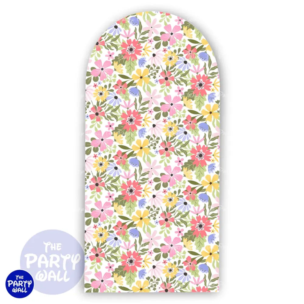 Primavera - Funda para mampara de punta redonda o rectangular Mampara de punta redonda