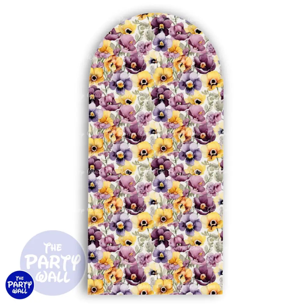 Primavera - Funda para mampara de punta redonda o rectangular Mampara de punta redonda