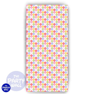 Primavera - Funda para mampara de punta redonda o rectangular Mampara de punta redonda