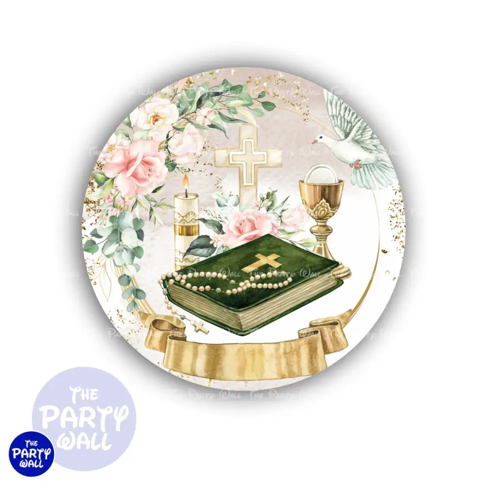 Primera Comunión - Funda para mampara circular Circular