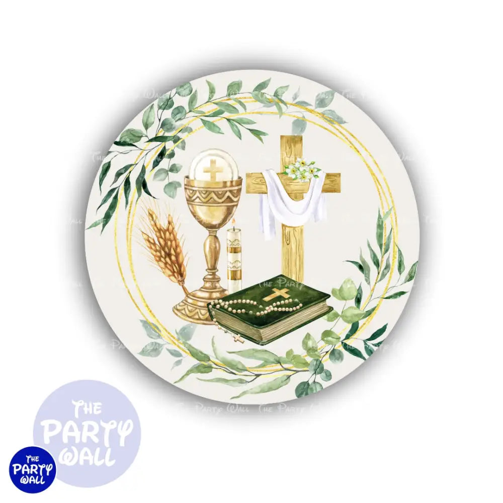 Primera Comunión - Funda para mampara circular Circular