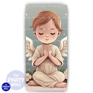 Primera Comunión - Funda para mampara de punta redonda o rectangular Mampara de punta redonda