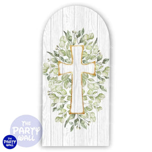 Primera Comunión - Funda para mampara de punta redonda o rectangular Mampara de punta redonda