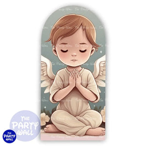 Primera Comunión - Funda para mampara de punta redonda o rectangular Mampara de punta redonda