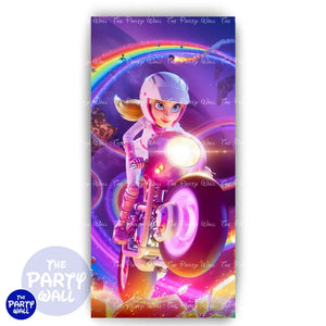 Princesa Peach - Funda para mampara de punta redonda o rectangular Mampara de punta redonda