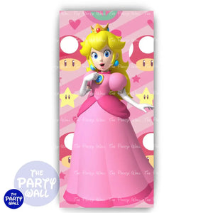 Princesa Peach - Funda para mampara de punta redonda o rectangular Mampara de punta redonda