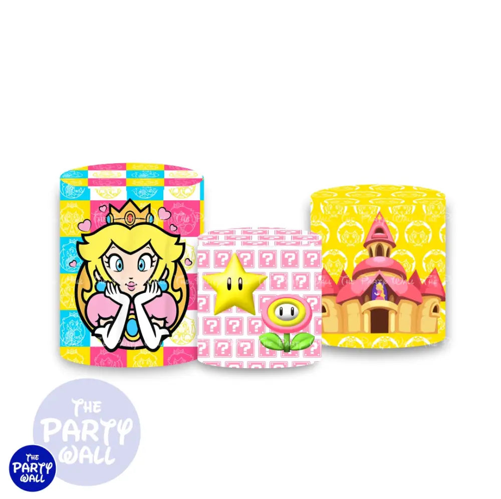 Princesa Peach - Fundas para cilindros Cilindros