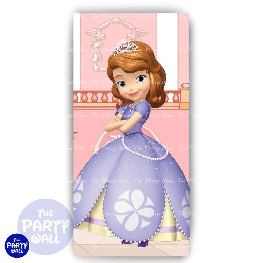 Princesa Sofia - Funda para mampara de punta redonda o rectangular Mampara de punta redonda