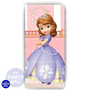 Princesa Sofia - Funda para mampara de punta redonda o rectangular Mampara de punta redonda