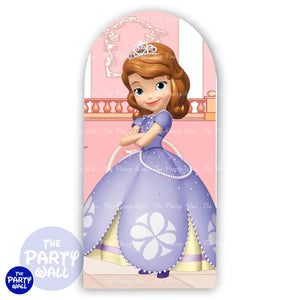 Princesa Sofia - Funda para mampara de punta redonda o rectangular Mampara de punta redonda