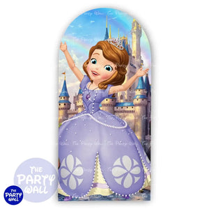 Princesa Sofia - Funda para mampara de punta redonda o rectangular Mampara de punta redonda