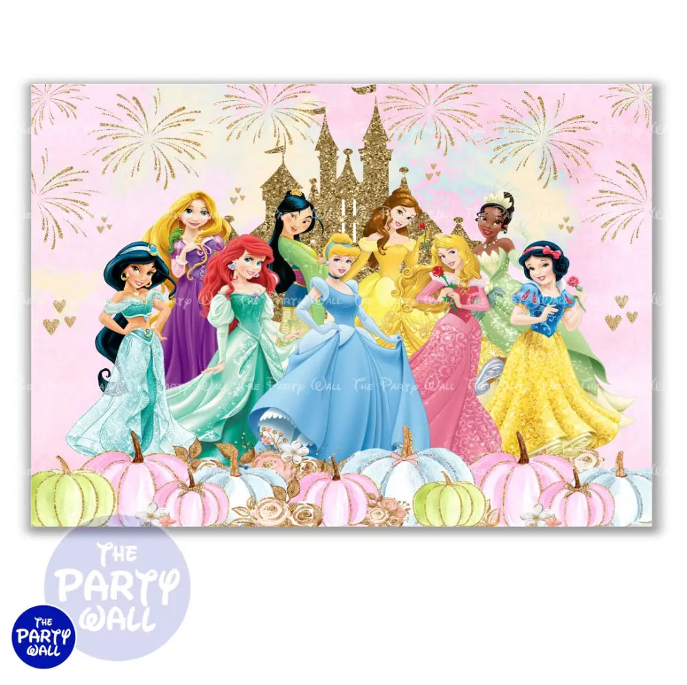 Princesas - Funda para mampara cuadrada o rectangular Cuadrado o Rectangular