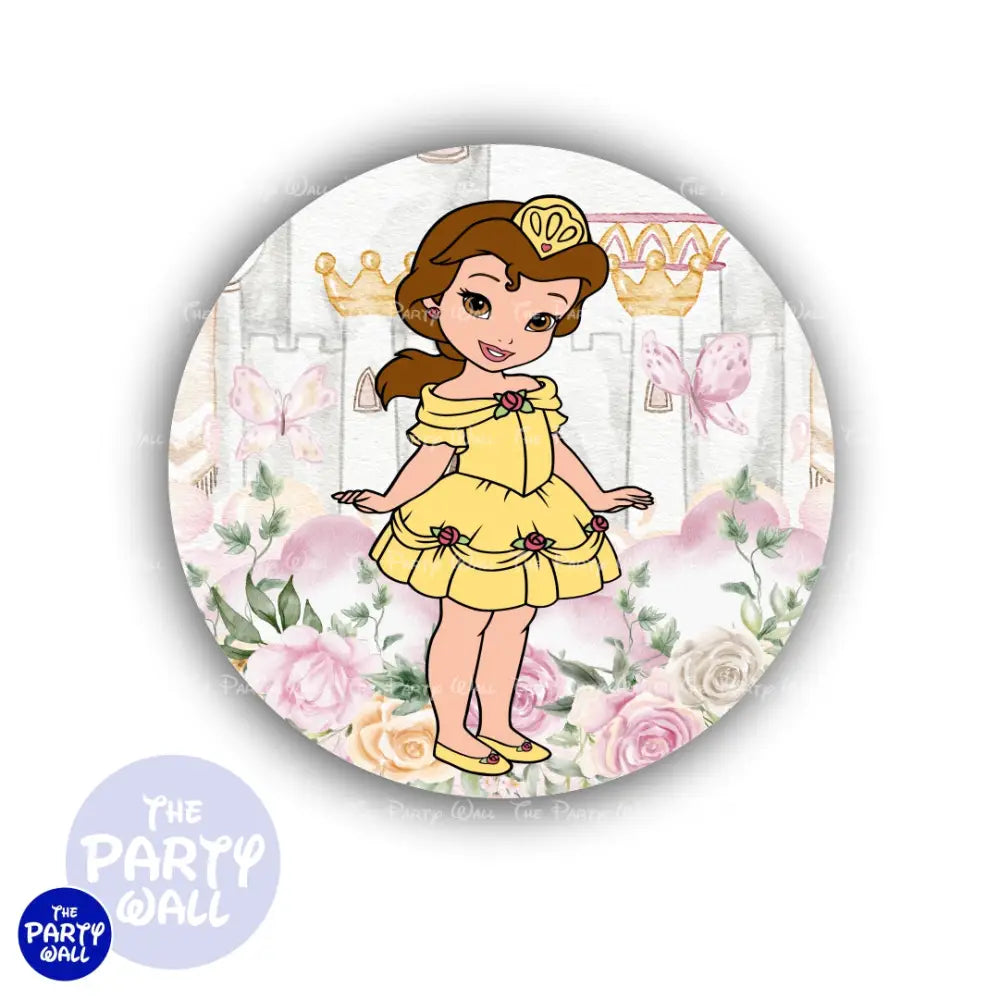 Princesas - Funda para mampara redonda Circular