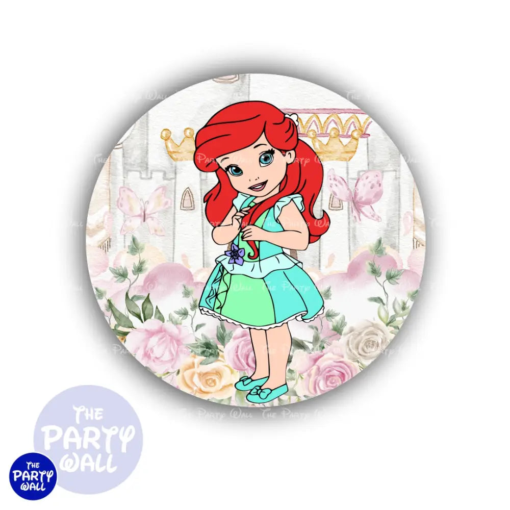 Princesas - Funda para mampara redonda Circular