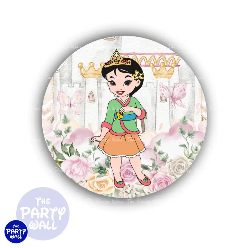 Princesas - Funda para mampara redonda Circular