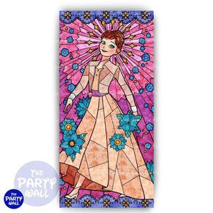 Princesas - Mampara de punta redonda o rectangular Mampara de punta redonda