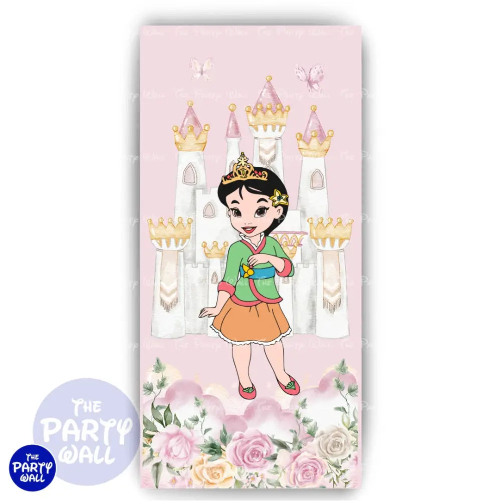 Princesas - Mampara de punta redonda o rectangular Mampara de punta redonda