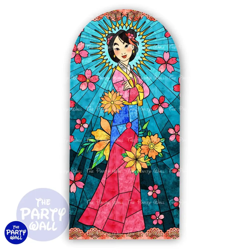 Princesas - Mampara de punta redonda o rectangular Mampara de punta redonda