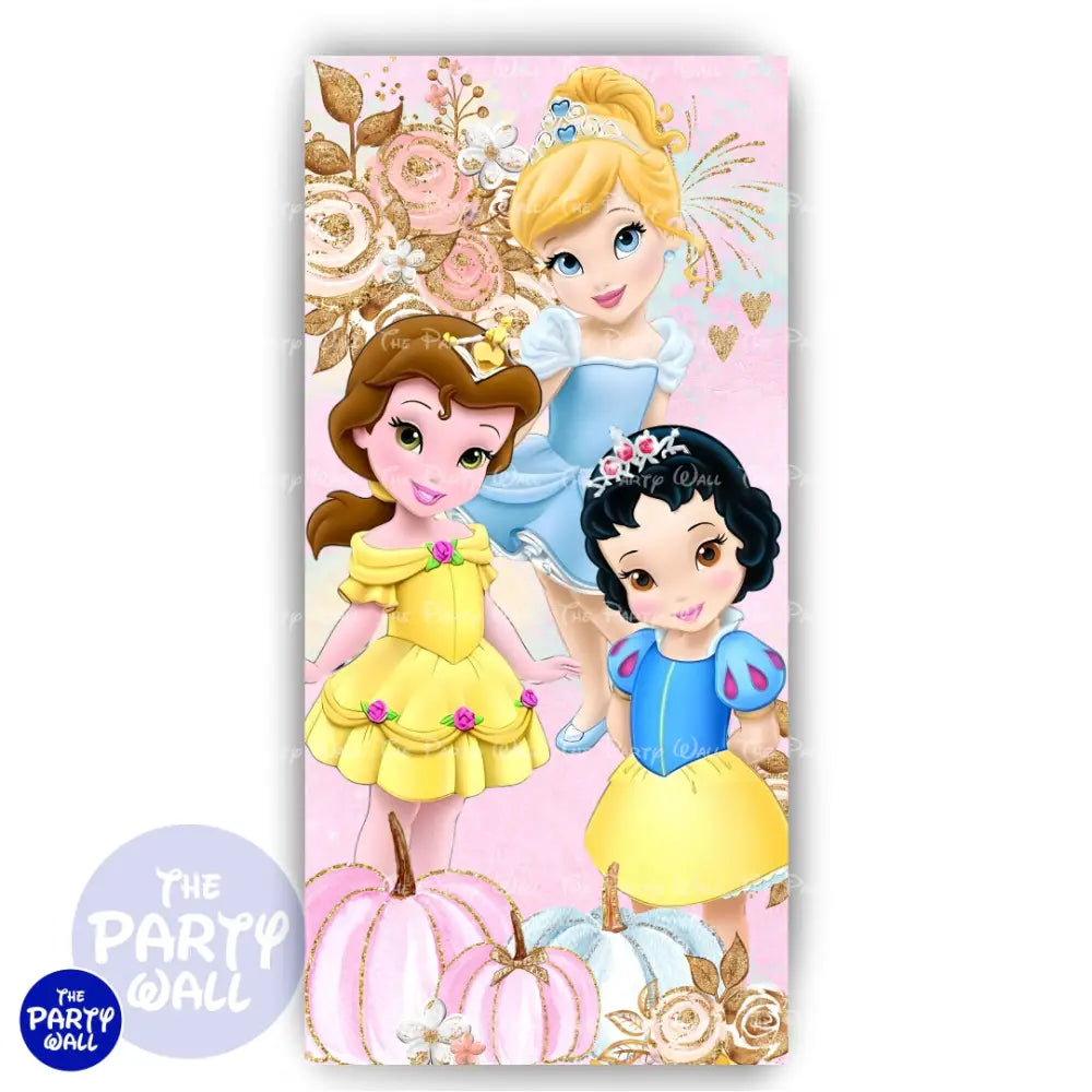 Princesas - Mampara de punta redonda o rectangular Mampara de punta redonda