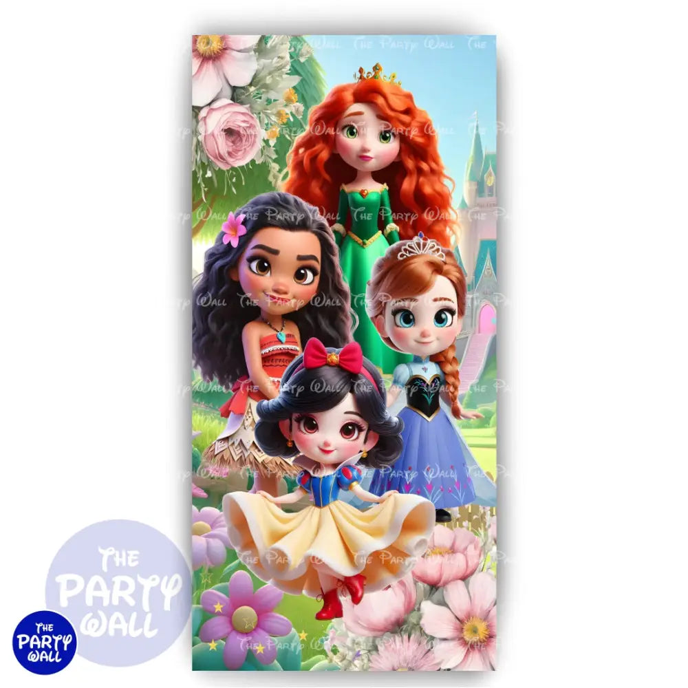 Princesas Mampara de punta redonda o rectangular Mampara de punta redonda