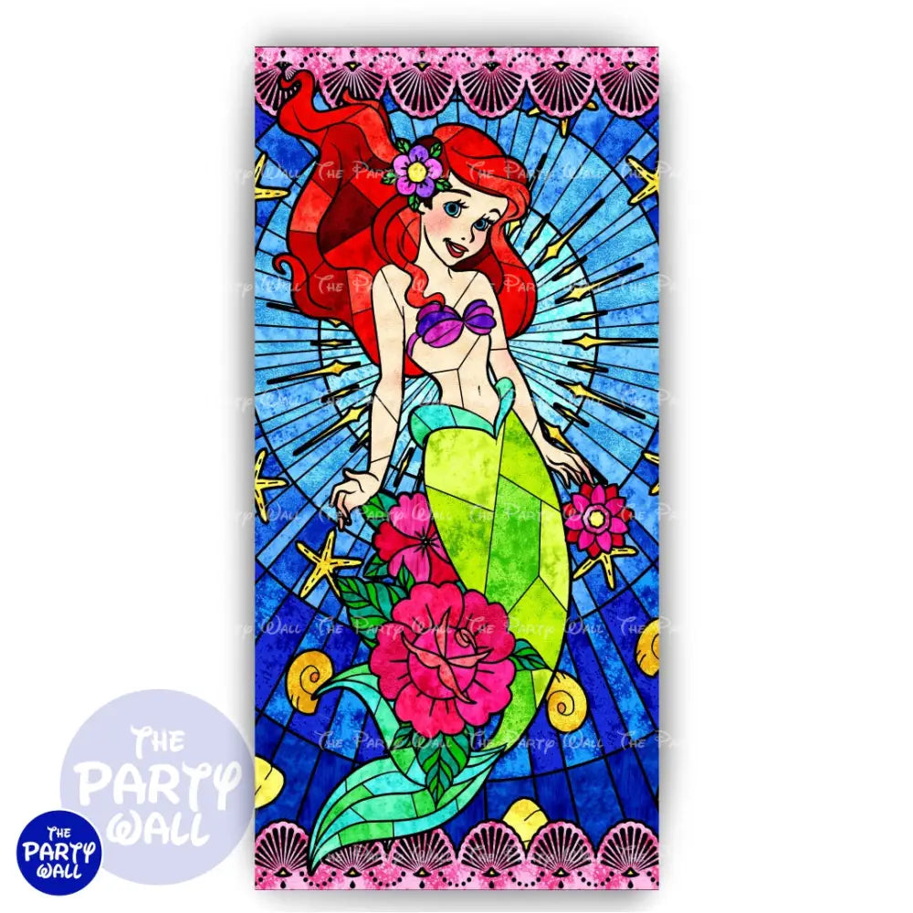 Princesas - Mampara de punta redonda o rectangular Mampara de punta redonda