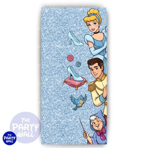 Princesas - Mampara de punta redonda o rectangular - Mampara de punta redonda
