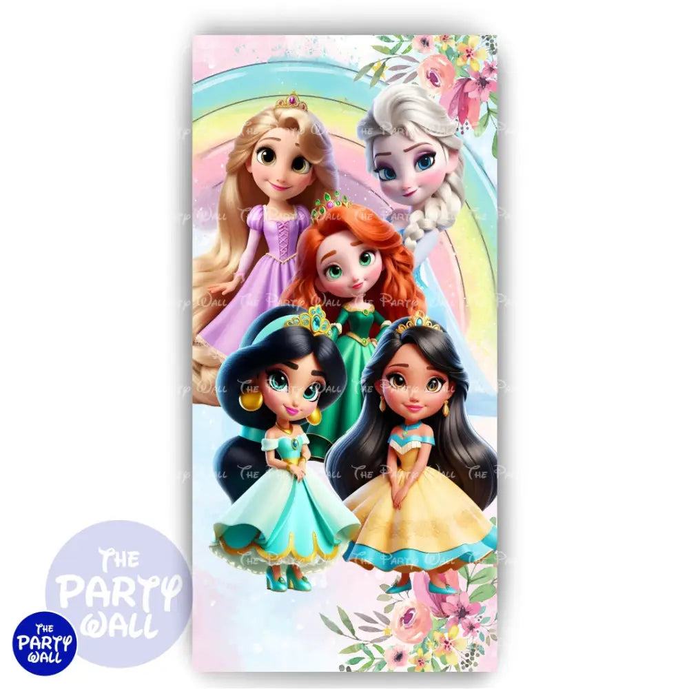 Princesas Mampara de punta redonda o rectangular Mampara de punta redonda