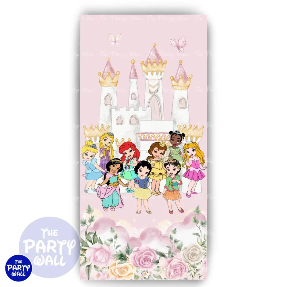 Princesas - Mampara de punta redonda o rectangular Mampara de punta redonda