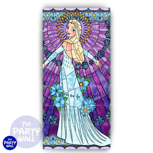 Princesas - Mampara de punta redonda o rectangular Mampara de punta redonda