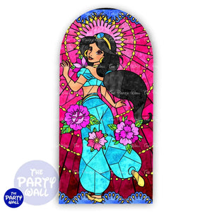 Princesas - Mampara de punta redonda o rectangular Mampara de punta redonda