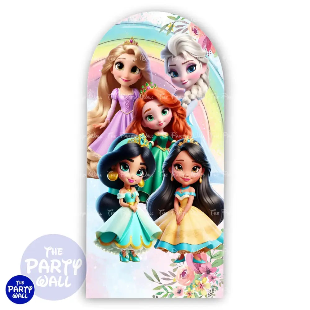 Princesas Mampara de punta redonda o rectangular Mampara de punta redonda