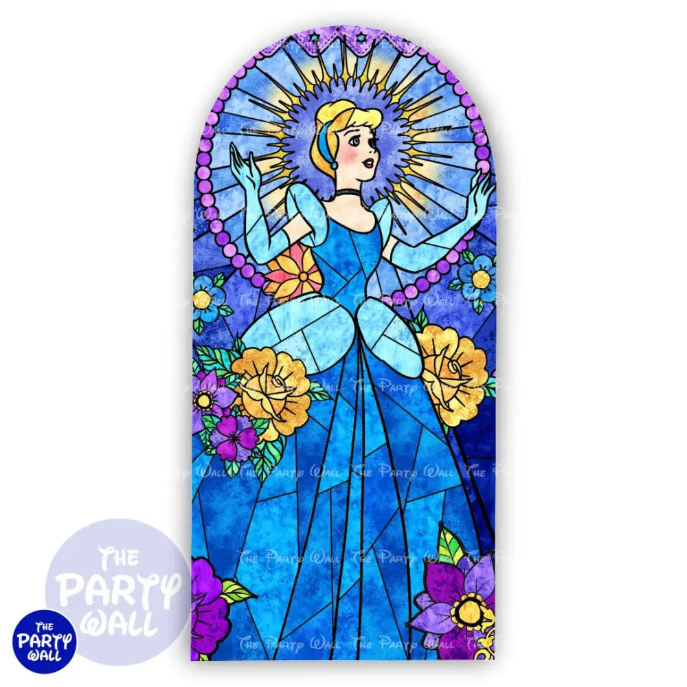 Princesas - Mampara de punta redonda o rectangular Mampara de punta redonda