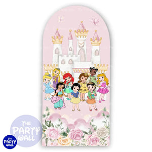 Princesas - Mampara de punta redonda o rectangular Mampara de punta redonda