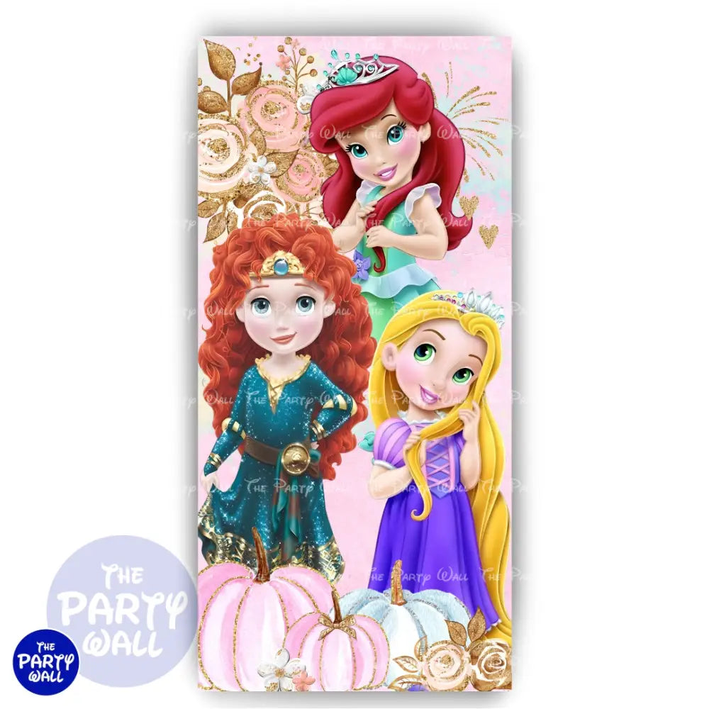 Princesas - Mampara de punta redonda o rectangular Mampara de punta redonda