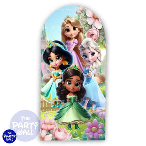 Princesas Mampara de punta redonda o rectangular Mampara de punta redonda