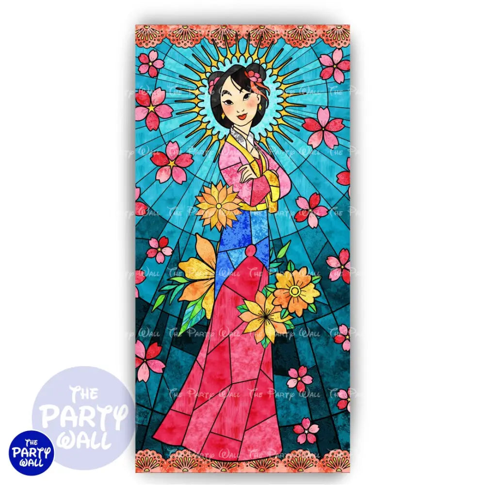 Princesas - Mampara de punta redonda o rectangular Mampara de punta redonda