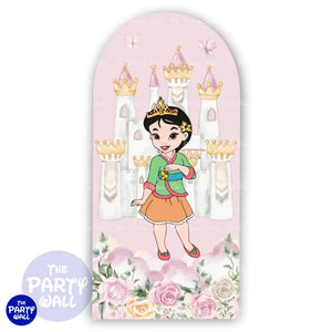 Princesas - Mampara de punta redonda o rectangular Mampara de punta redonda