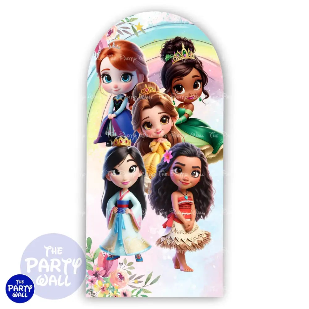 Princesas Mampara de punta redonda o rectangular Mampara de punta redonda