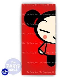 Pucca - Funda para mampara de punta redonda o rectangular - Mampara de punta redonda