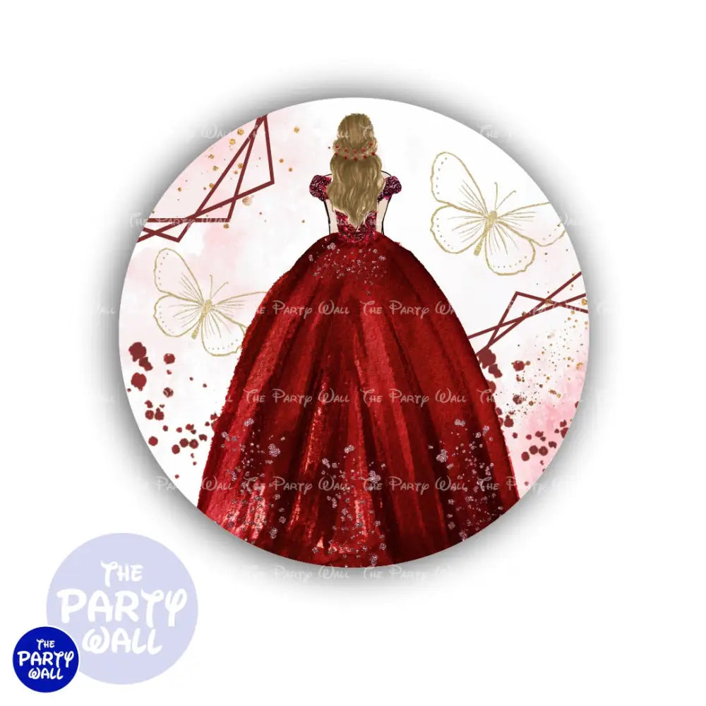 Quince Años - Funda para mampara circular Circular