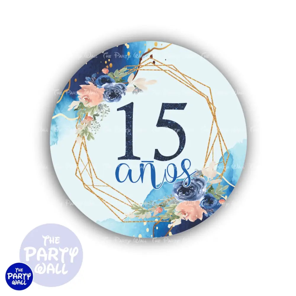 Quince Años - Funda para mampara circular Circular