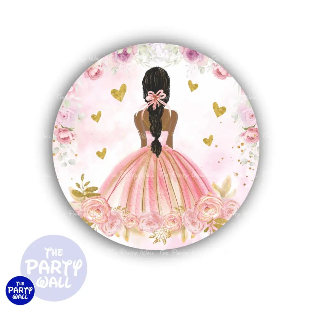 Quince Años - Funda para mampara circular Circular