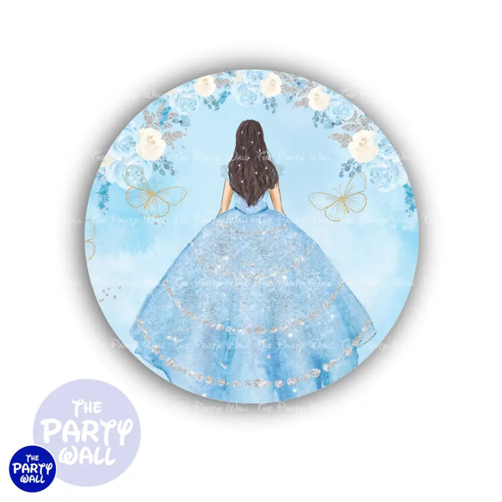 Quince Años - Funda para mampara circular Circular