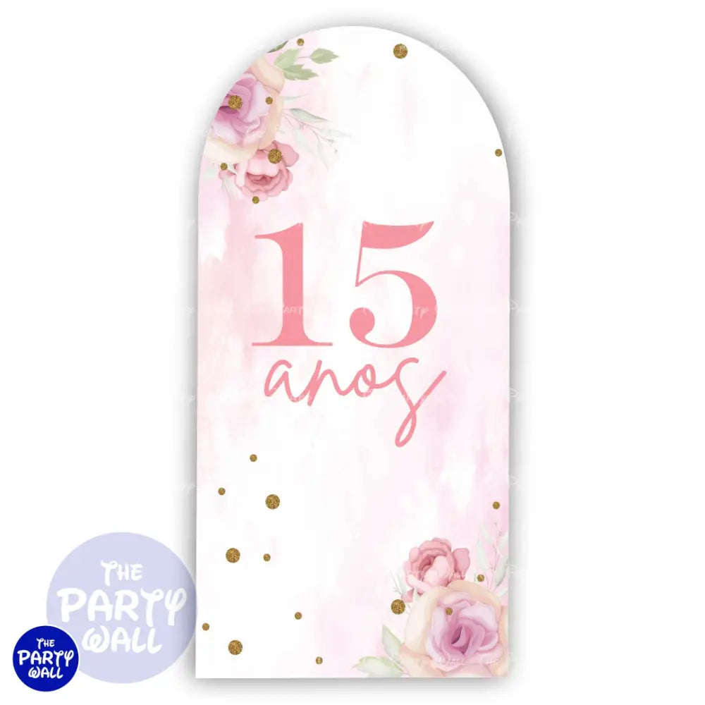 Quince Años - Funda para mampara de punta redonda o rectangular Mampara de punta redonda