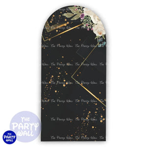 Quince Años - Funda para mampara de punta redonda o rectangular Mampara de punta redonda