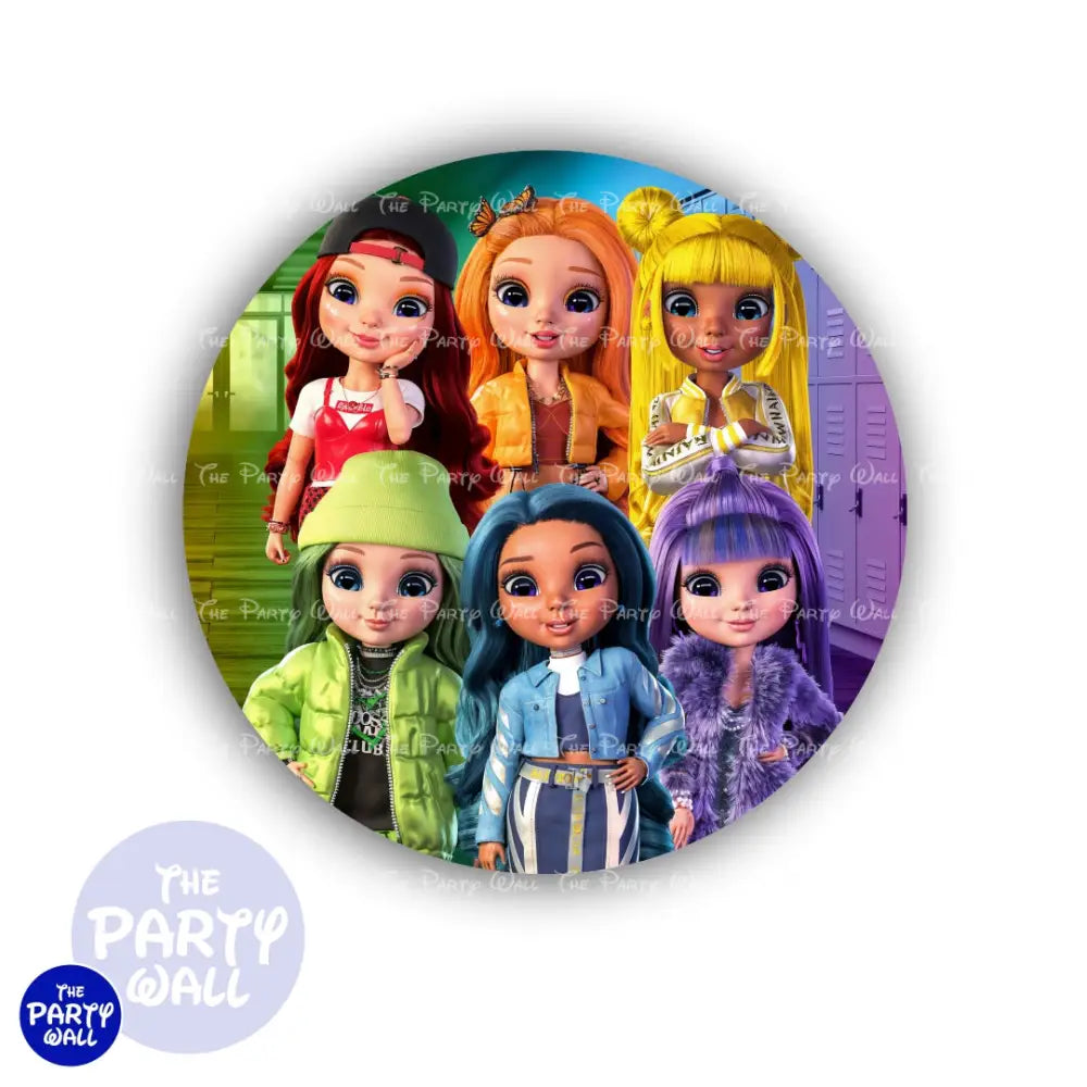 Rainbow High - Funda para mampara circular Circular