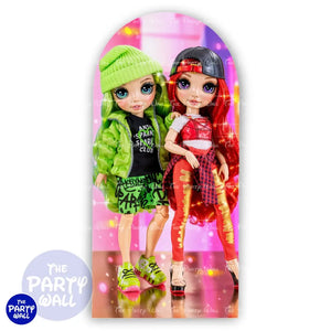 Rainbow High - Funda para mampara de punta redonda o rectangular Mampara de punta redonda